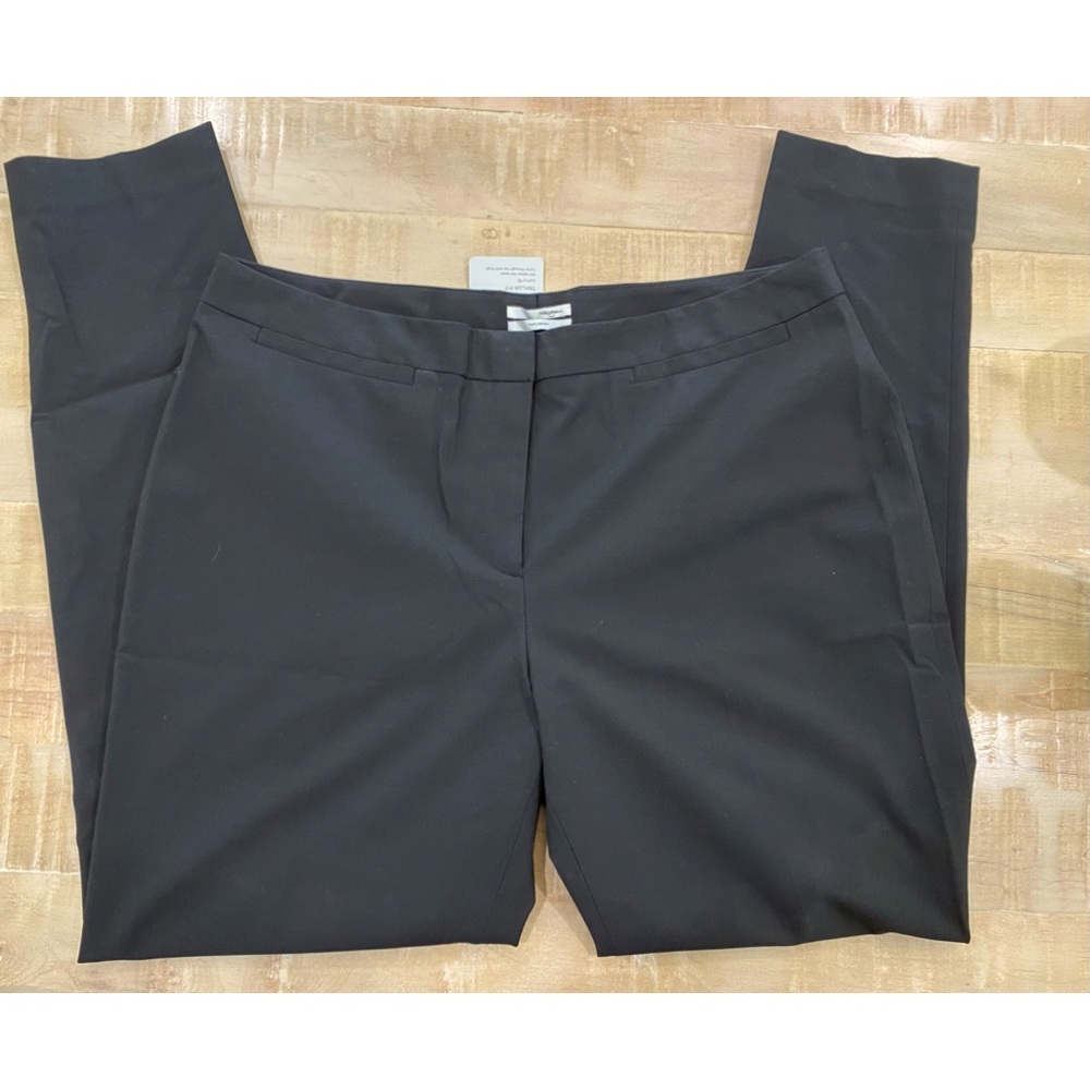 Halogen Nordstrom black Womens Capri cropped slacks work pants Nwt